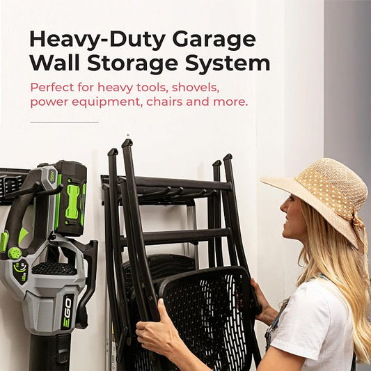 TIDYME Garage Tool Organizer Wall Mount | 48-Inch Garage Wall Organizer & - Image 2