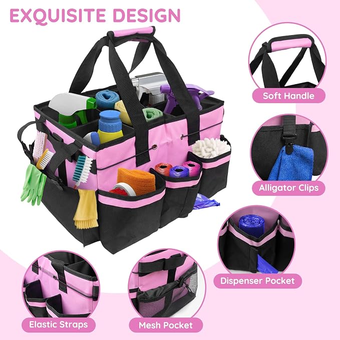 ZKOO Large Cleaning Caddy Bag - Image 3