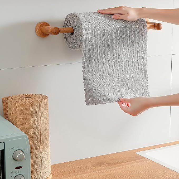 80 Pack Microfiber Cleaning Cloth Roll, Lint Free Rags & Tear Away Reusable - Image 4