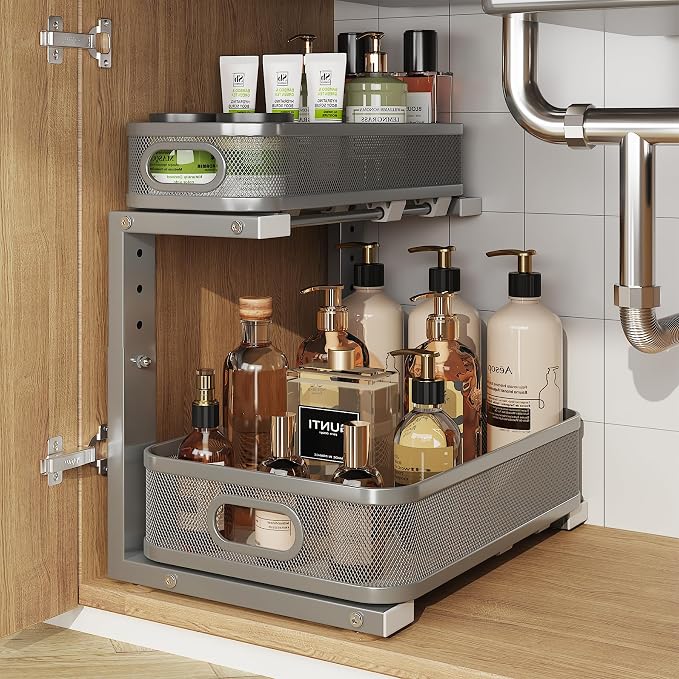 1 Pack 15.7IN-Depth Under Sink Organizer by UnderSinkOrganizer