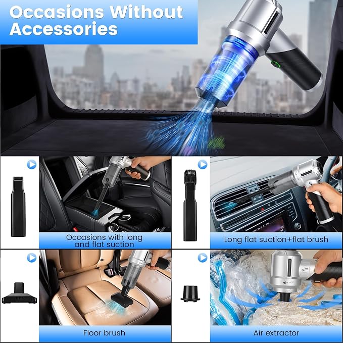 Arify Pro Car Vacuum Portable Cordless - Image 7