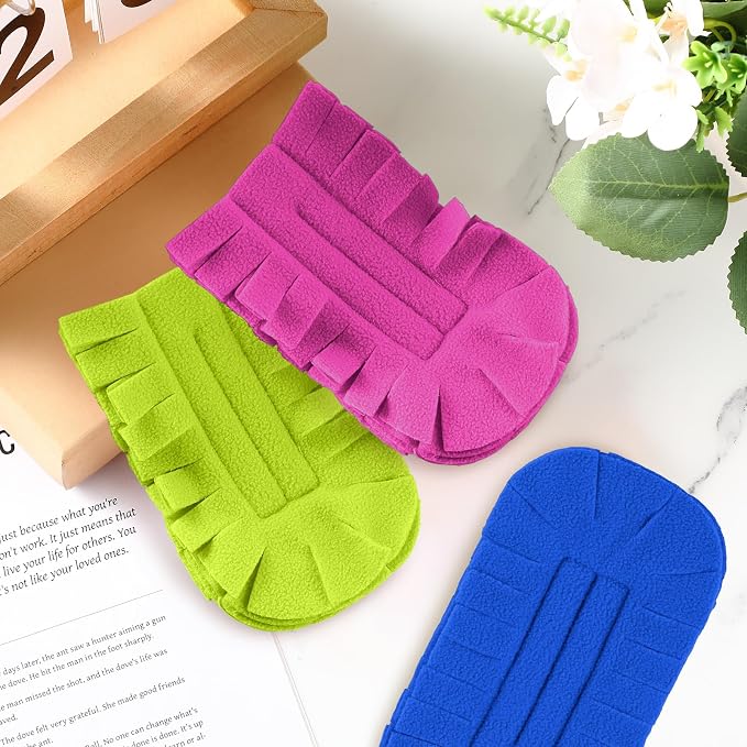 Zubebe 3 Pcs Duster Refill Reusable Fleece Duster Refills Feather Flat Dusters - Image 5