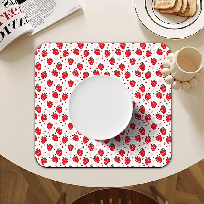 Strawberry Dish Drying Mat - Image 5