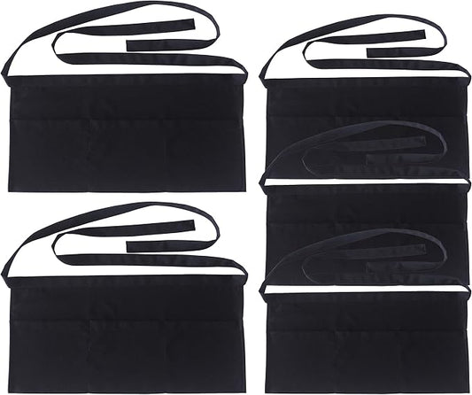 Resist water 3 big Pockets Waist Server Apron Kitchen Restaurant Unisex Half by SEW+UR+LIFE