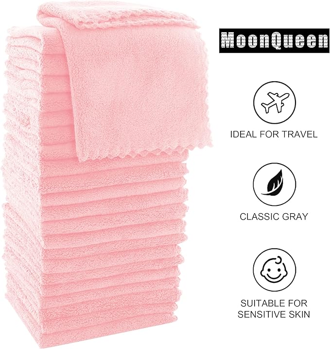MOONQUEEN Ultra Soft Premium Washcloths Set - Image 6
