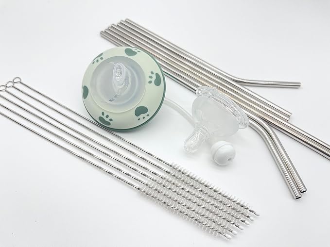 20PCS Straw Cleaner Brush kit, Straw Brush of 8mm-10.6 inch - Image 2