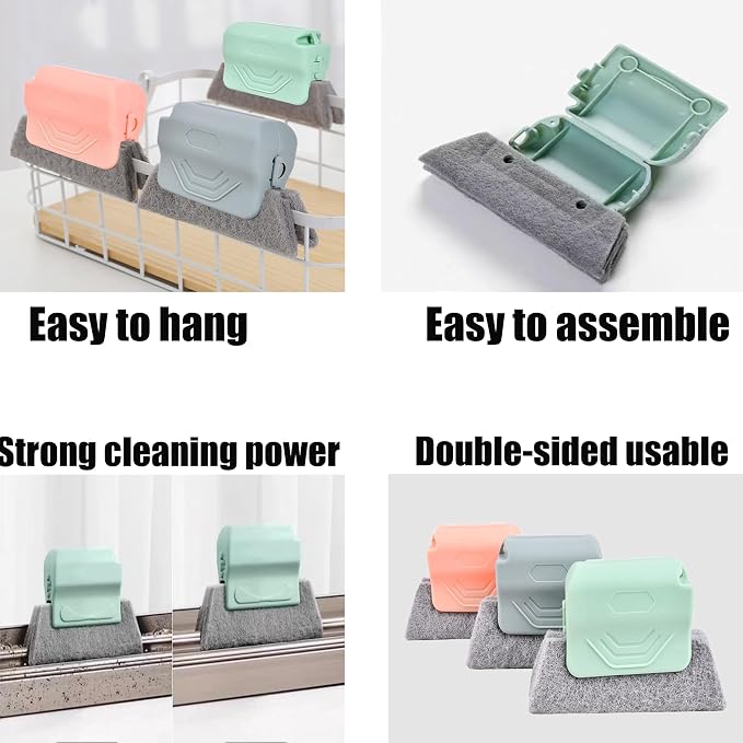 Magic Window Track Cleaner, 2026 New Sliding Door Track Cleaner Window Groove - Image 4
