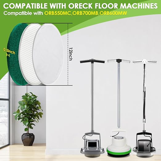 3 Pack 12" Floor Machine Pads Compatible - Image 2