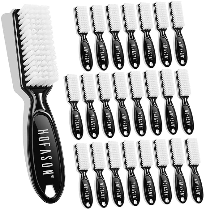 24 Pcs Handle Grip Nail Brush, HOFASON Hand Fingernail Cleaner Brush Manicure by HOFASON