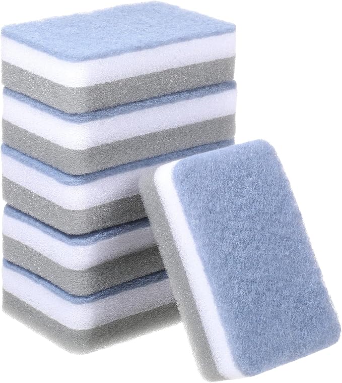 10pcs Dishwashing Sponge Kitchen Dish Sponge Scouring Pad Non-Scratch by Unknown