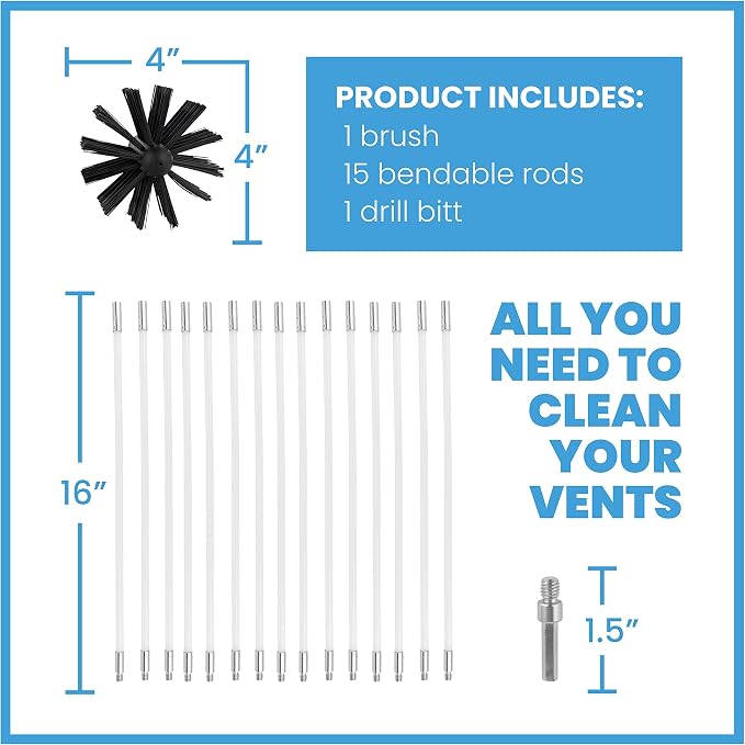 The Professional Dryer Vent Cleaner Kit - Image 4