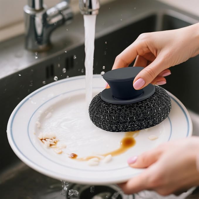 Stainless Steel Wool Scrubber - Image 6