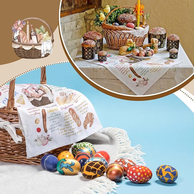 Traditional Pascha Feast Easter Basket Cover Table Decoration Easter Religious - Image 8