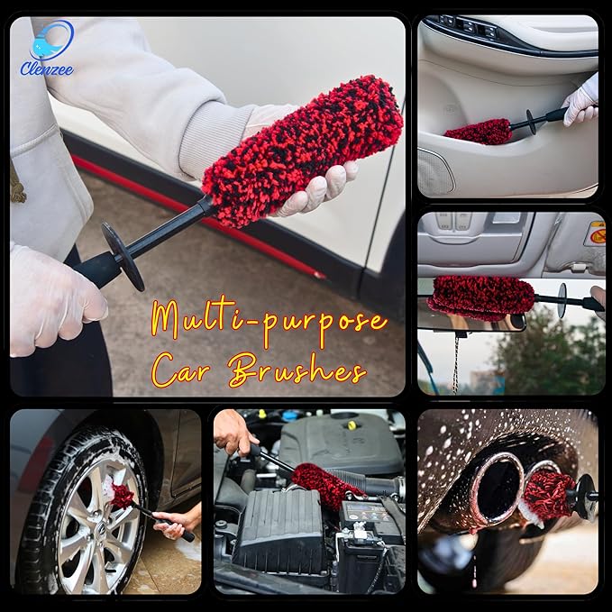 Premium Microfiber Wheel Brush | Soft Non-Metallic Rim Cleaner & Wheel Brush | - Image 6