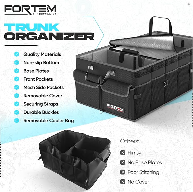 FORTEM Trunk Organizer with Cooler - Image 7