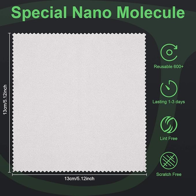 Anti Fog Wipes Nano Anti Fog Cloth Defog Reusable Cleaning Cloth - Image 2