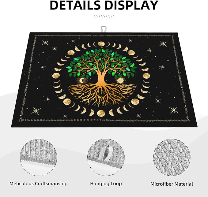 Black Microfiber Dish Drying Mat - Image 3