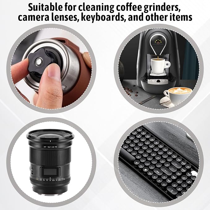 Coffee Grinder Cleaning Brush Coffee Grinder Brush Set Air Duster and Dusting - Image 5