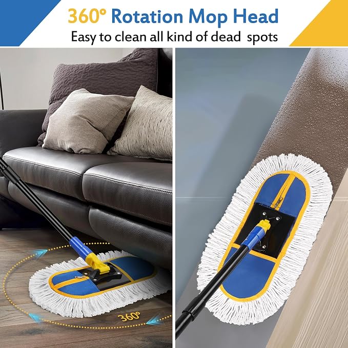 16 Inch Commercial Dust Mop for Floor Cleaning - Image 3