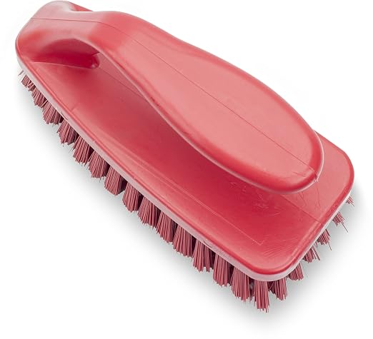 SPARTA Scrub Brush with Iron Shaped Handle and Stiff Bristles, Heavy Duty - Image 3