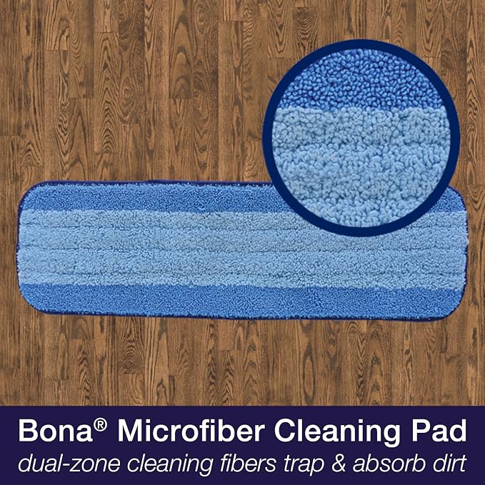 Bona Ultimate Hardwood Floor Care Kit – Pivoting Mop, Cleaning Solution & Refill - Image 5