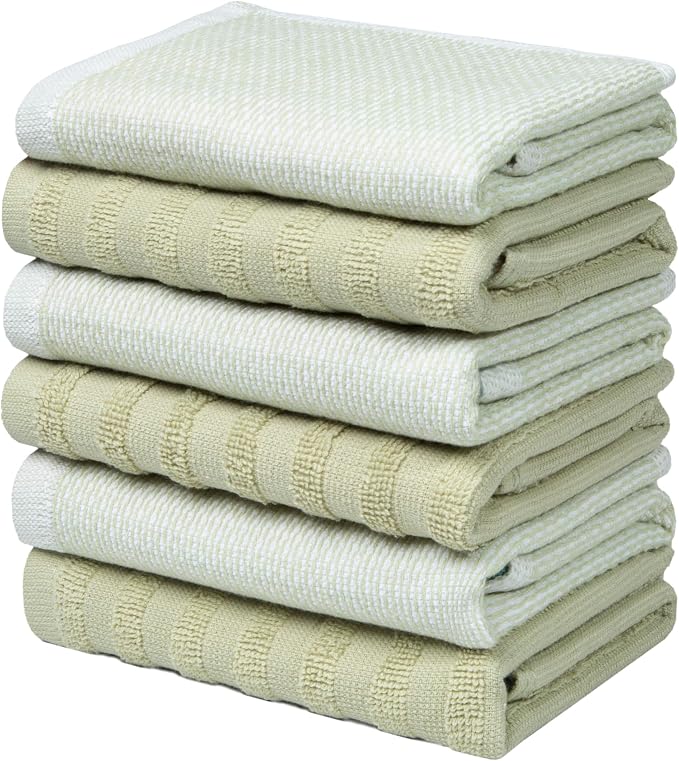 Bumble Premium Dish Cloths 13"x13" | 100% Natural Ring Spun Cotton | 400 GSM | - Image 5