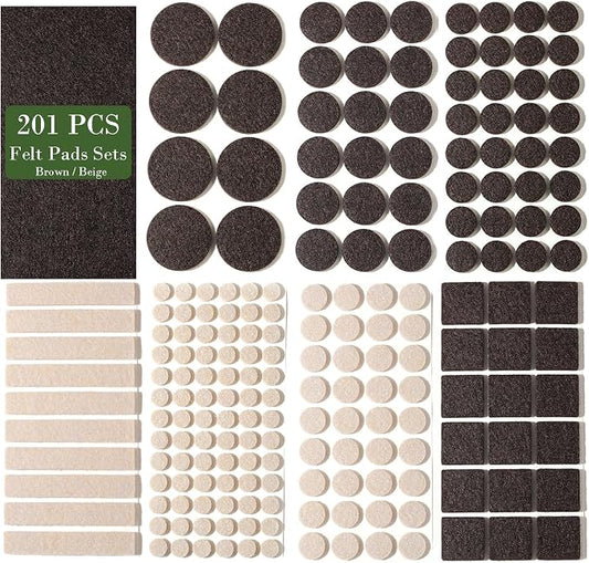 Fursafe&Q Felt Furniture Pads, Furniture Felt Pads by FursafeQ