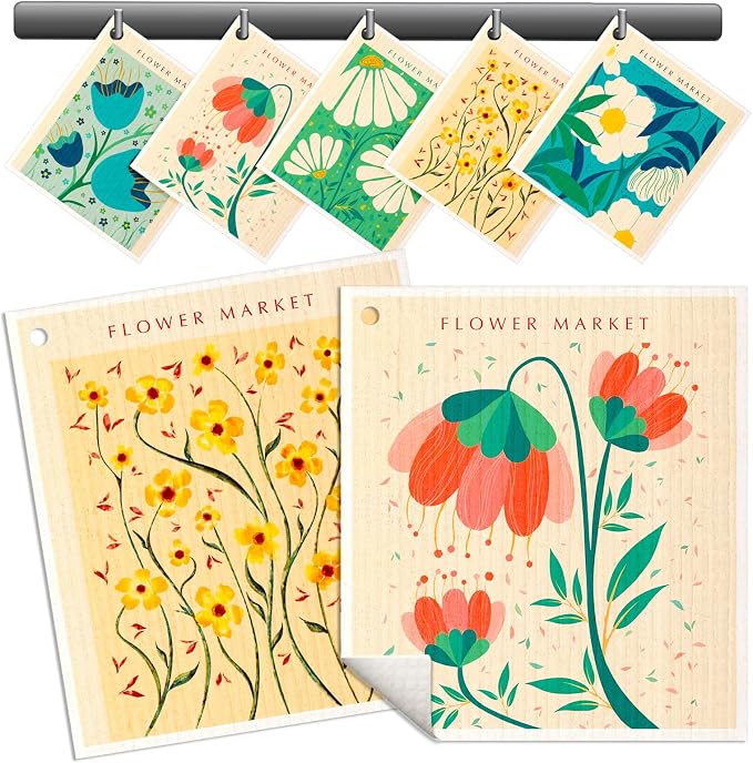 Swedish Dishcloths for Kitchen by MissAdola