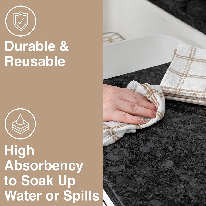 T-Fal Premium Waffle Dish Cloths: Highly Absorbent, Super Soft Long Lasting - Image 4