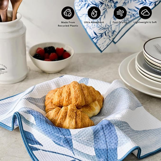 RECYCO Waffle Kitchen Towel Set of 2 - Image 2