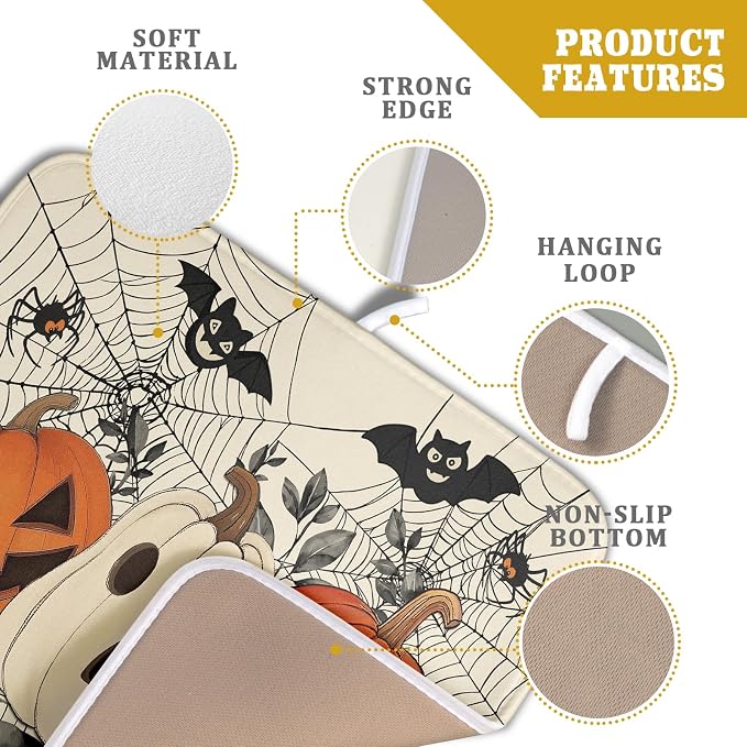 Halloween Pumpkin Dish Drying Mat - Image 4