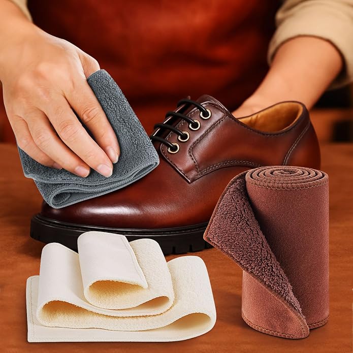 10 Pcs Shine Shoes Cloth Kit Polish Dauber Applicators Cleaning Leather Shoes - Image 7