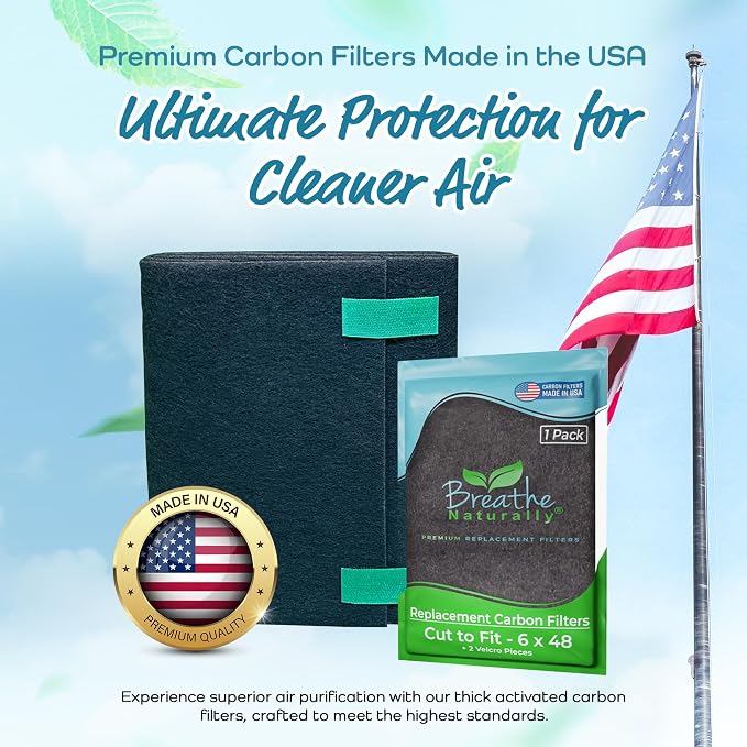 Breathe Naturally Universal Cut To Fit Carbon Activated Air Filter - Image 2