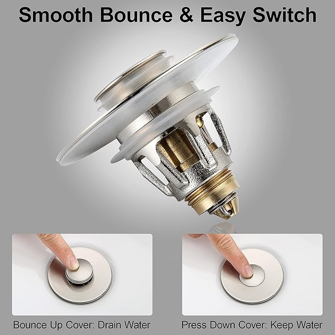 Universal Bathroom Sink Stopper - Image 6