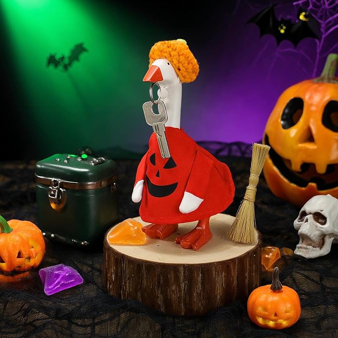 Abbylike Thanksgiving Mini Desk Goose Outfits 7 Inch Magnetic Silly Goose - Image 4