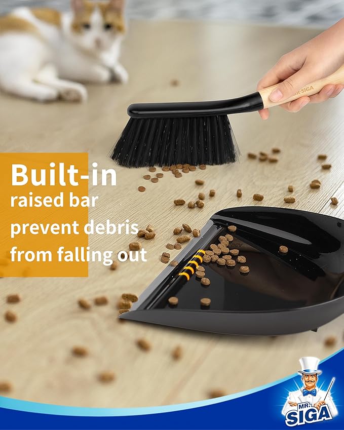 MR.SIGA Dustpan and Brush Set, Portable Cleaning Brush and Dustpan Combo - Image 5