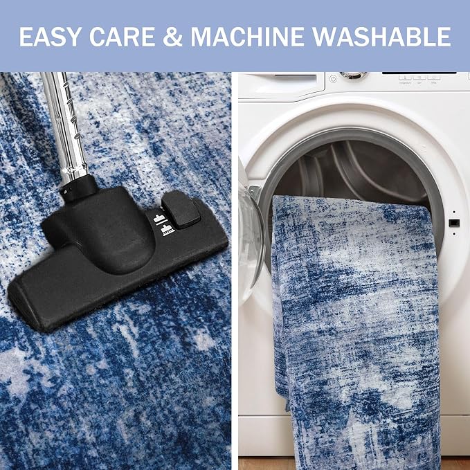 IOHOUZE Abstract Runner Rug 3x16 Ft Washable Runners - Image 3