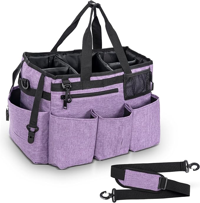 Wearable Cleaning Caddy Bag for Cleaning Supplies, Large Capacity Cleaning - Image 8