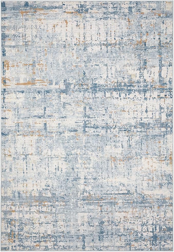 5x7 Area Rugs for Bedroom Living Room, Non-Slip Washable Rug, Modern Abstract - Image 9