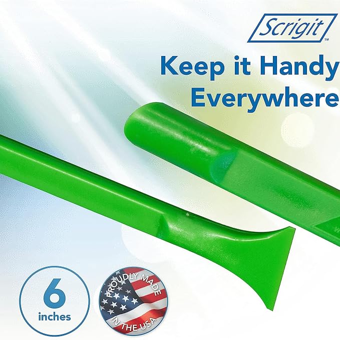 Scrigit Scraper Wide Blade No-Scratch Plastic Scraper Tool, 6 Pack - Image 4