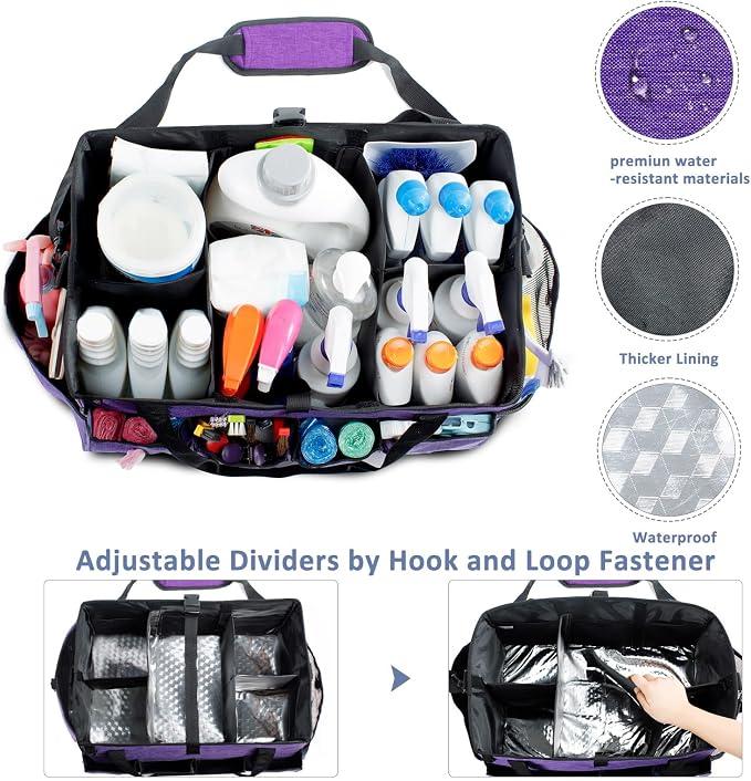 XL Professional Cleaning Caddy for Cleaning Suppliers, Cleaning Organizer - Image 2
