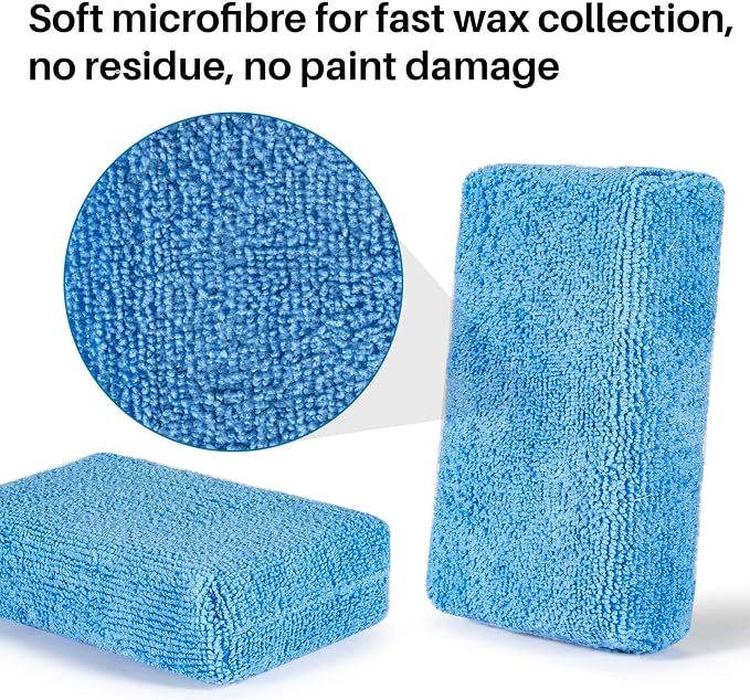 Sukh 6 Pack Microfiber Rectangle Sponge Detailing Pads - Image 9