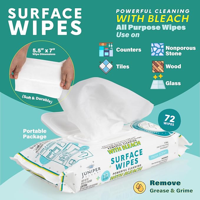 3 Pack Surface Cleaning Wipes - Image 2