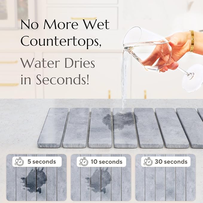 Stone Drying Mat for Kitchen Counter - Image 2