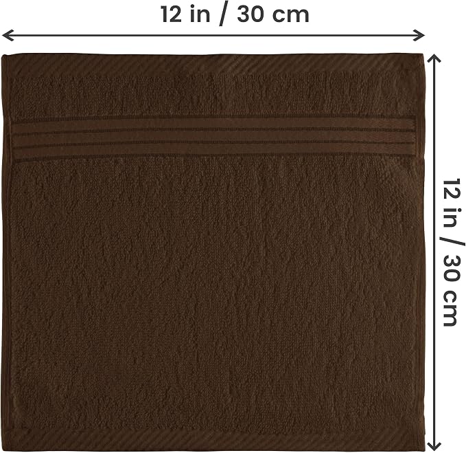 Utopia Towels Wash Cloths Set, 12 by 12 Inches, 100% Cotton Ring Spun, Highly - Image 2