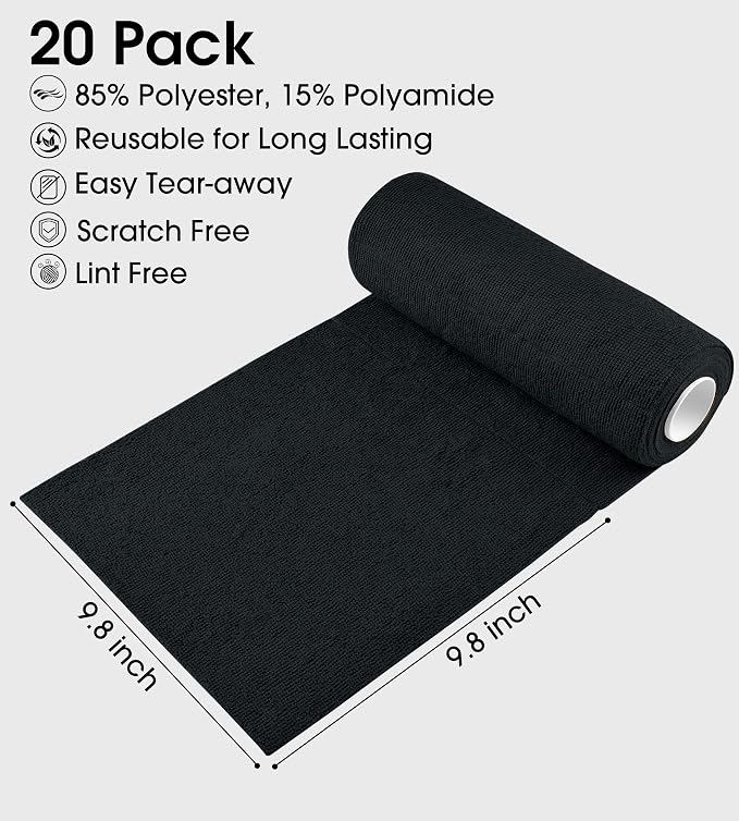 KitchLife Microfiber Cleaning Cloth Roll - Image 2
