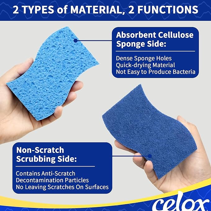 CELOX Sponge for Cleaning Kitchen and Household - Image 2