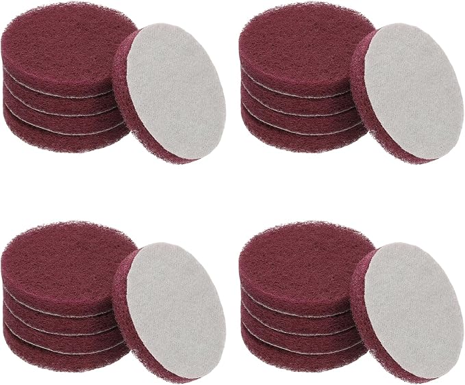 Power Scrub Pads, Scrubbing Pads 320 Grits Scouring Discs by YELARXI
