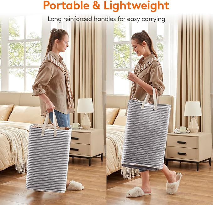 Lifewit Laundry Hamper Large Collapsible Laundry Basket, Freestanding - Image 4