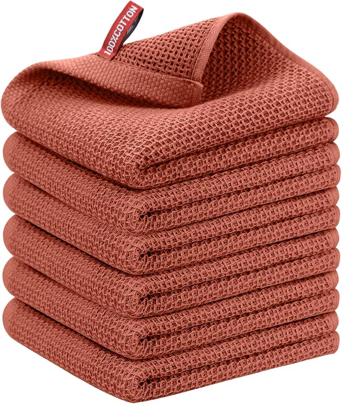 Nialnant Kitchen Hand Towels, 13 x 28 Inches, 100% Cotton Dish Towel by Nialnant